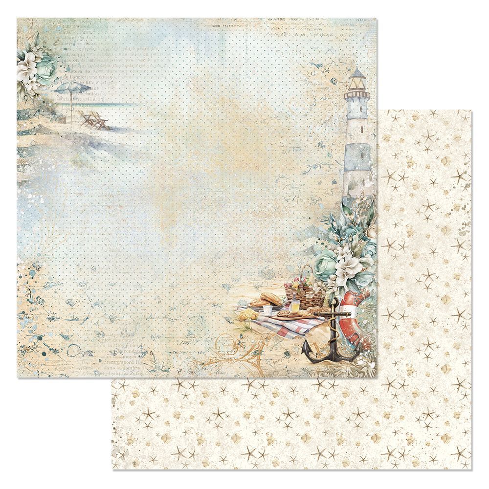 Бумага "Тропический рай. Завтрак на берегу" (ScrapMania)