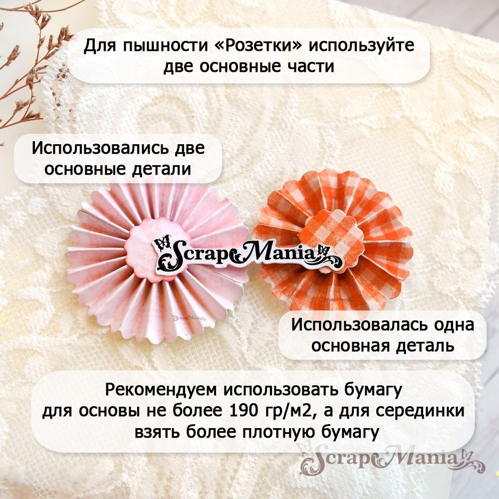 Нож "Розетка. Волна", 2,2х14 см (ScrapMania)
