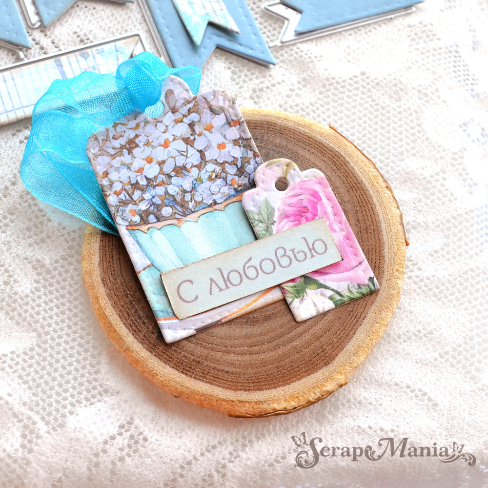 Нож "Ярлычки и флажки со строчкой", 3х5,1 см (ScrapMania)