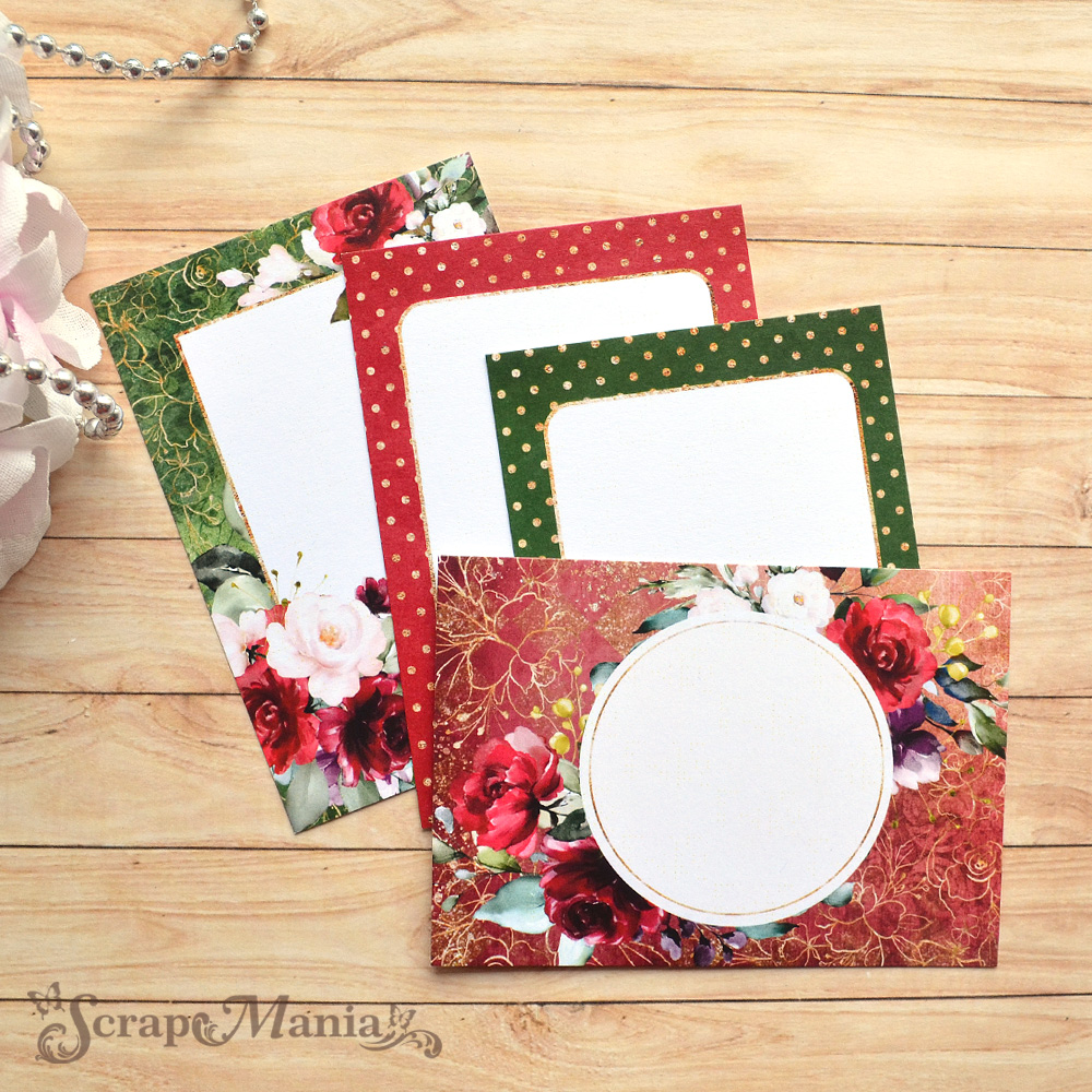 Набор карточек "Марсала" (ScrapMania)