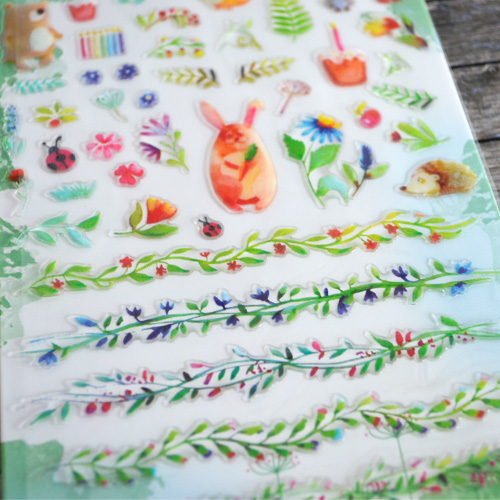 Наклейки мягкие 12х23 см "Лето"