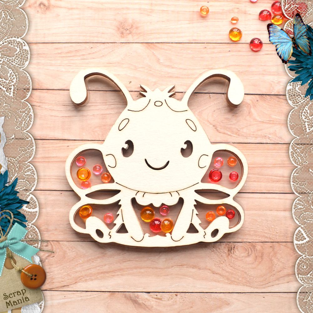 Шейкер "Пчелки", большой (ScrapMania)