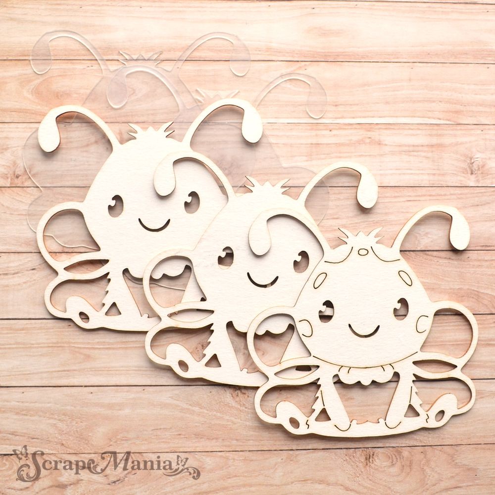 Шейкер "Пчелки", большой (ScrapMania)