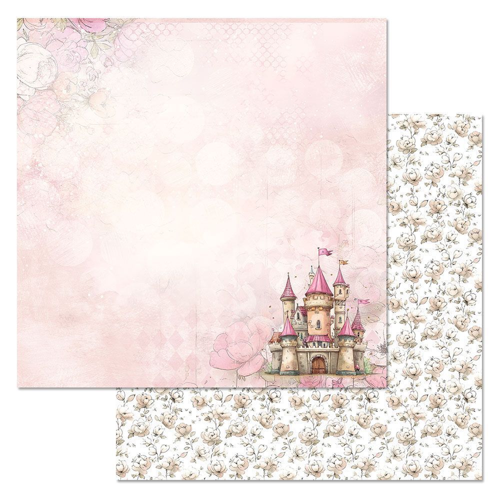 Набор бумаги 20х20 см "Маленькая королева", 12 листов (ScrapMania)