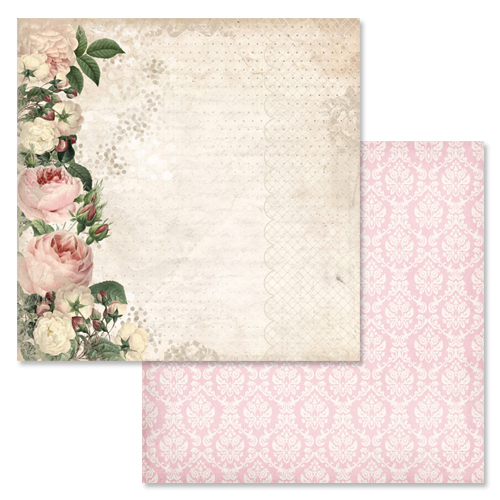 Бумага "Сад герцогини. Розовые чары" (ScrapMania)