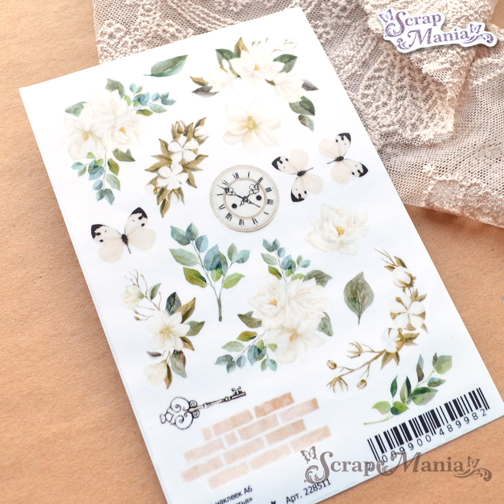 Набор наклеек А6 "Улочки счастья" (ScrapMania)