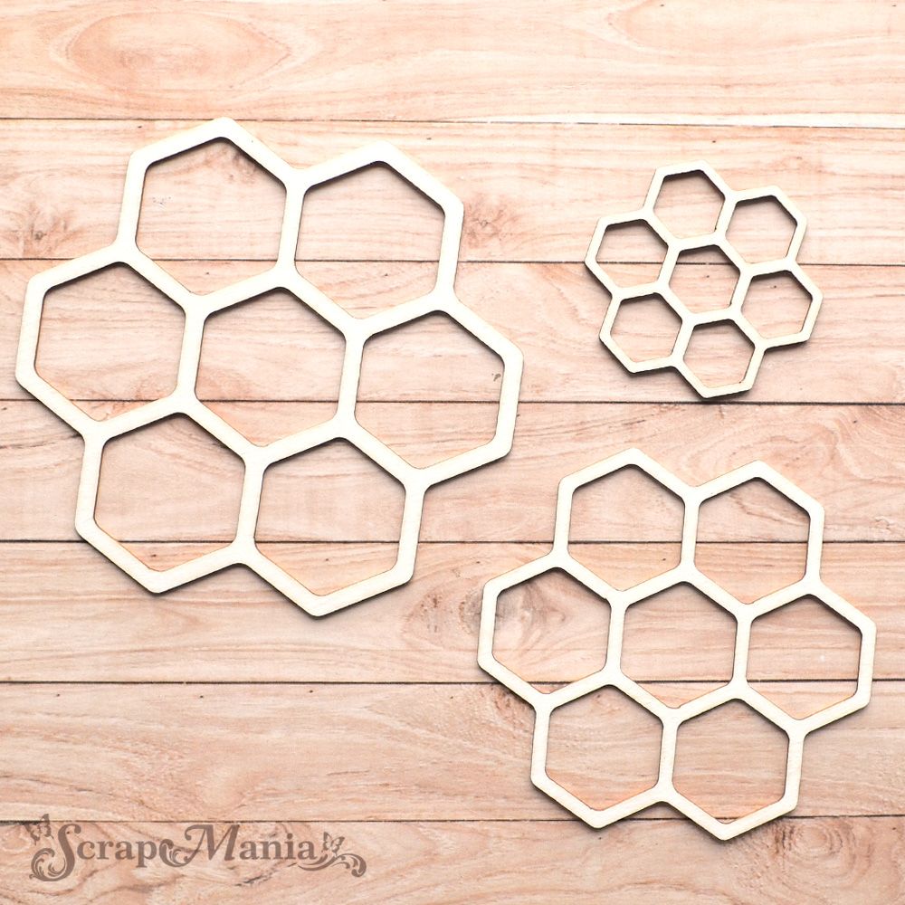 Шейкер "Пчелки. Соты большие" (ScrapMania)