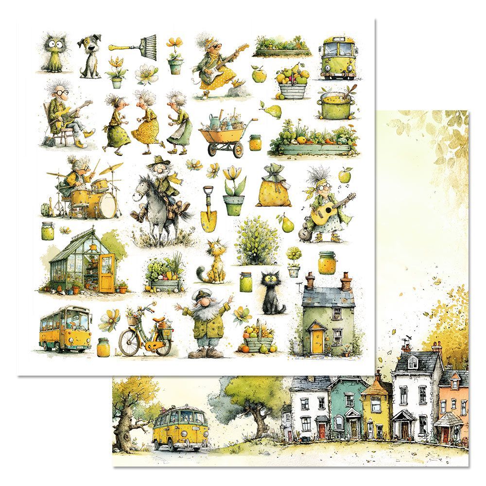 Бумага "СуперБабушка. Детали" (ScrapMania)