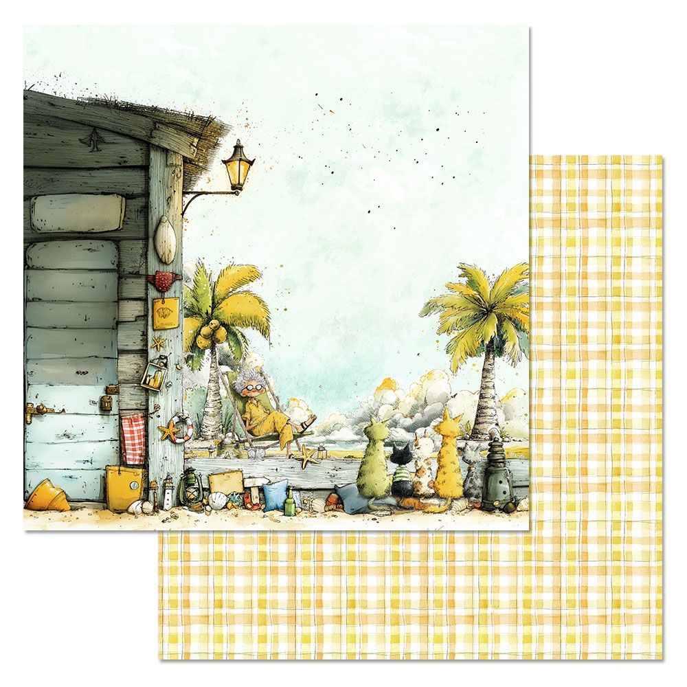 Бумага "СуперБабушка. Все включено" (ScrapMania)