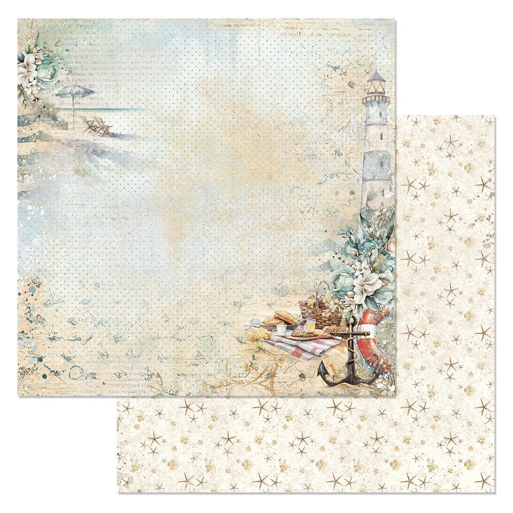 Набор бумаги 30,5х30,5 см "Тропический рай", 12 листов (ScrapMania)