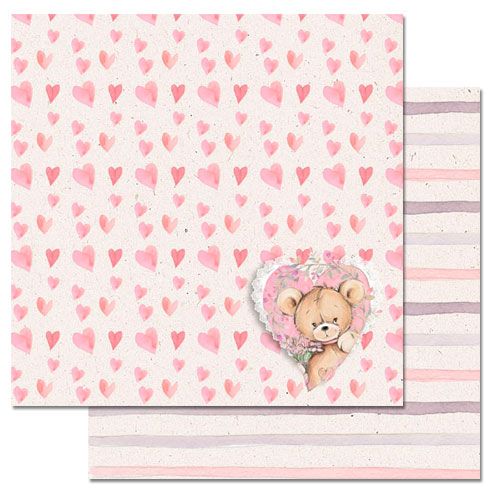 Бумага "Медвежата. Любовь" (ScrapMania)