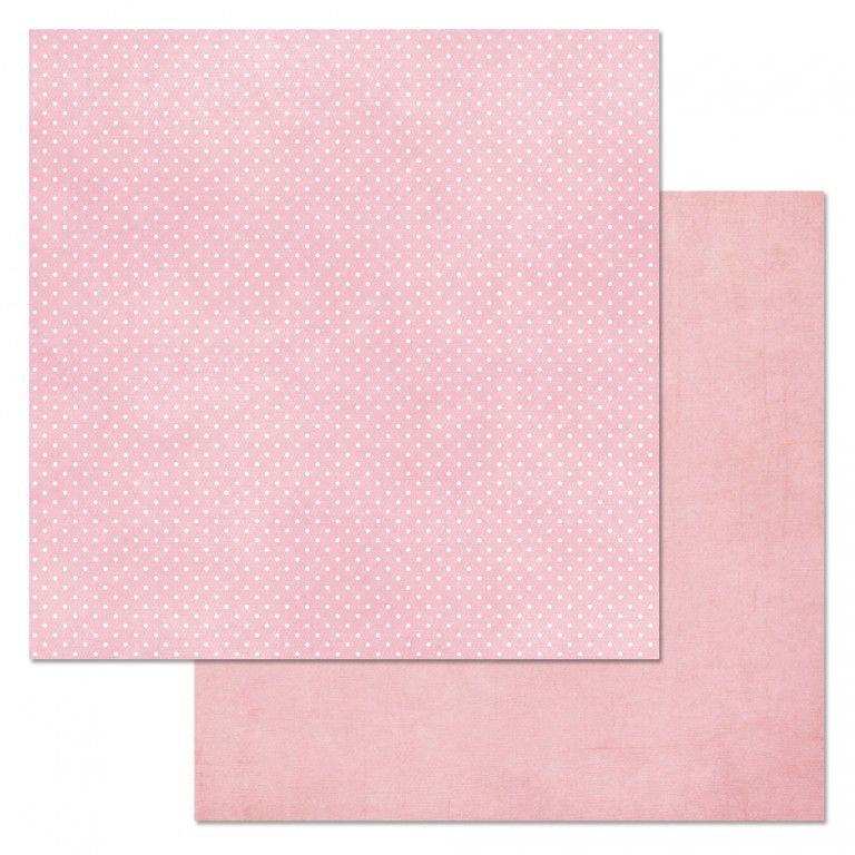 Бумага "Фономикс. Розовый. Горошек" (ScrapMania)