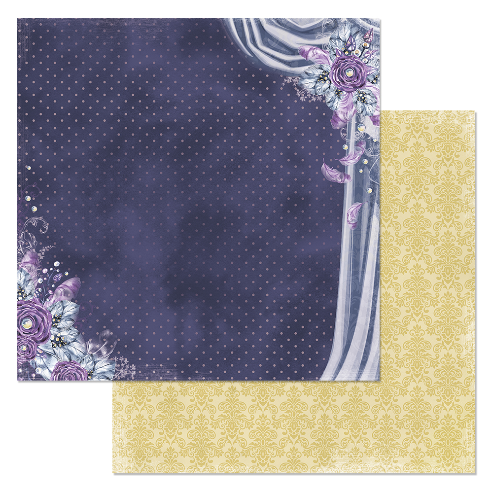 Бумага "Балетный класс. Занавес" (ScrapMania)