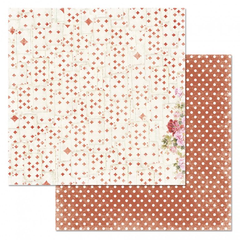 Бумага "Алиса в сказке. Колода карт" (ScrapMania)