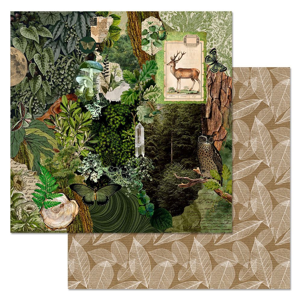 Бумага "Заповедник. Дыхание леса" (ScrapMania)