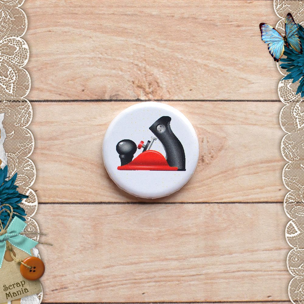 Фишка "Инструменты. Рубанок" (Scrapmania)