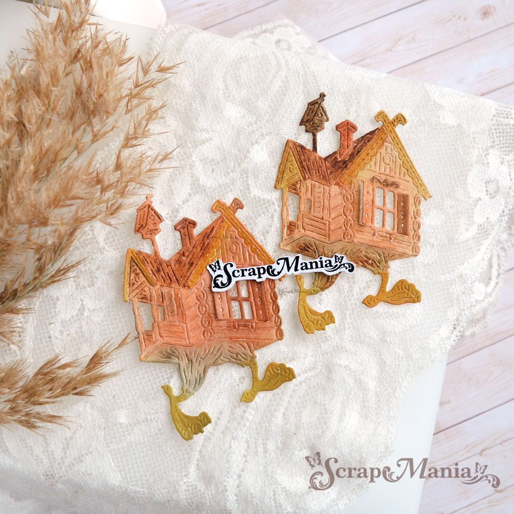 Нож "Русские сказки. Избушка на курьих ножках", 5,4х8,4 см (ScrapMania)