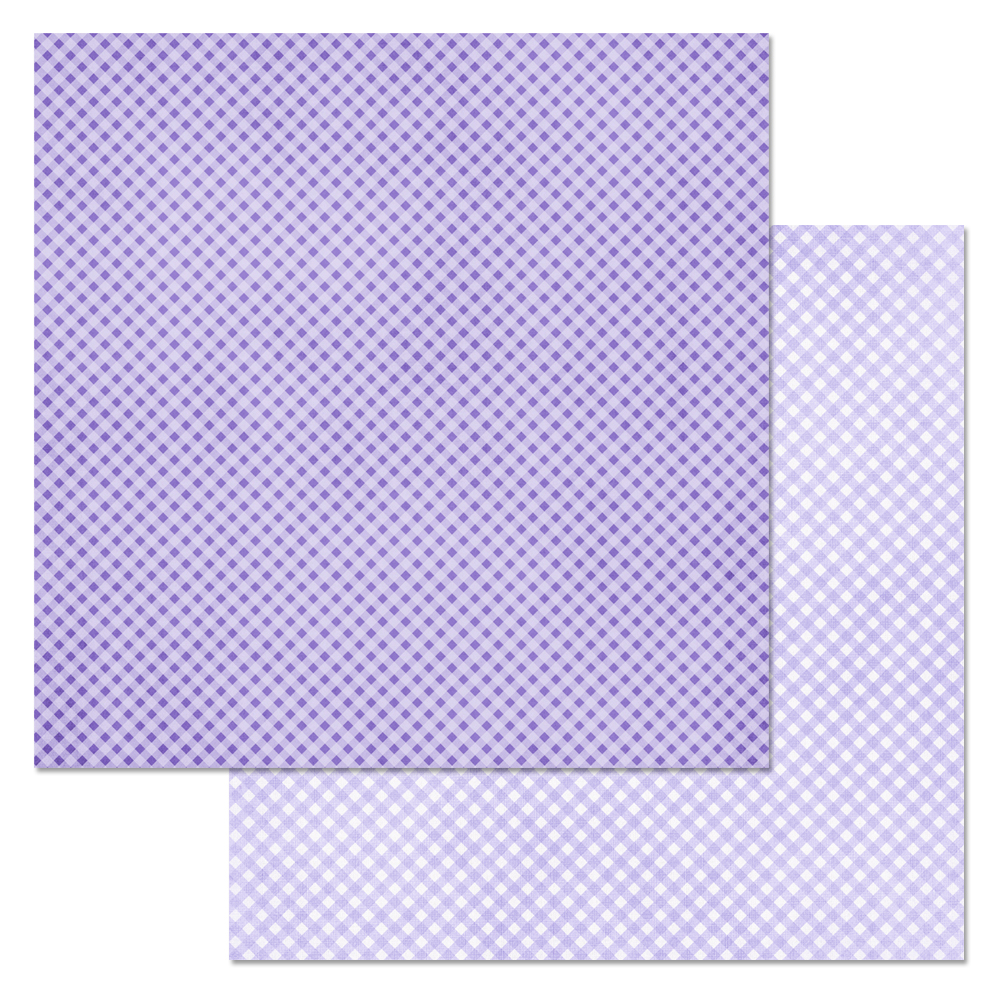 Бумага "Фономикс. Клетка. Фиолетовая" (ScrapMania)