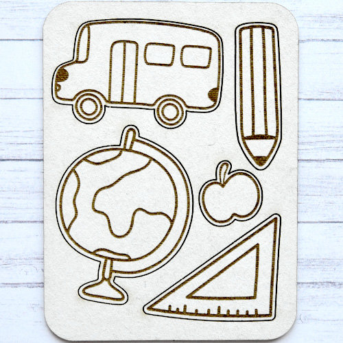 Чипборд "Школа" (ScrapMania)