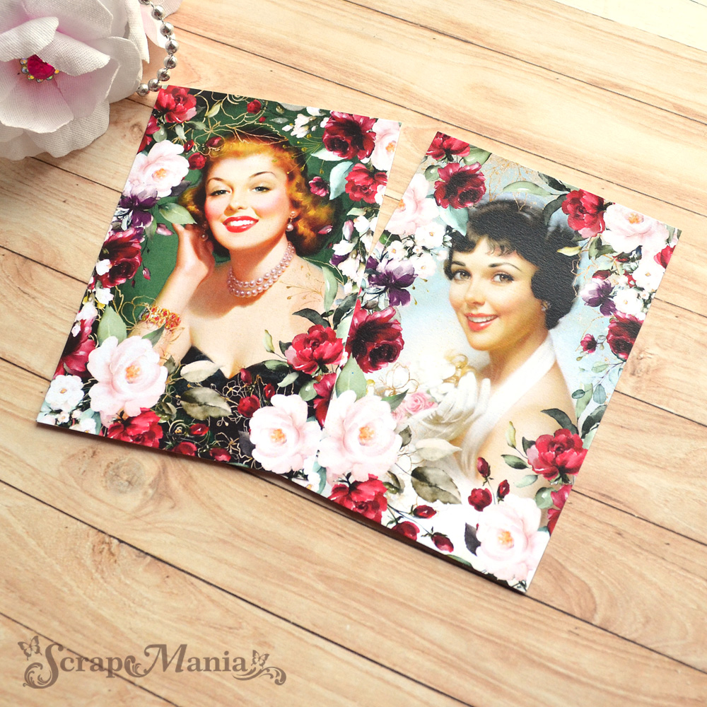 Набор карточек "Марсала" (ScrapMania)