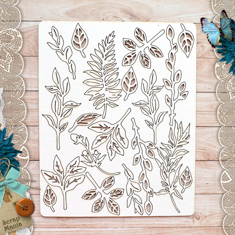 Чипборд "Наше гнездышко. Веточки" (ScrapMania)