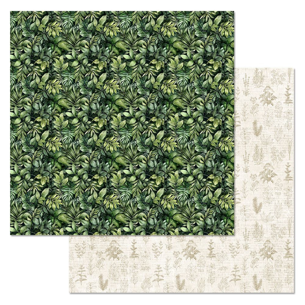 Бумага "Заповедник. Зеленый покров" (ScrapMania)