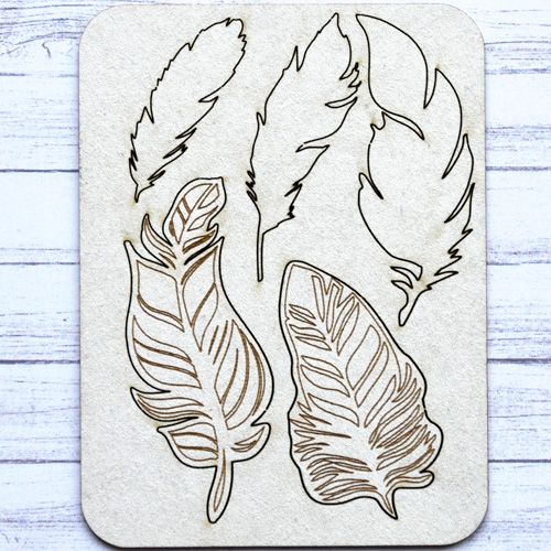 Чипборд "Этника. Перья" (ScrapMania)