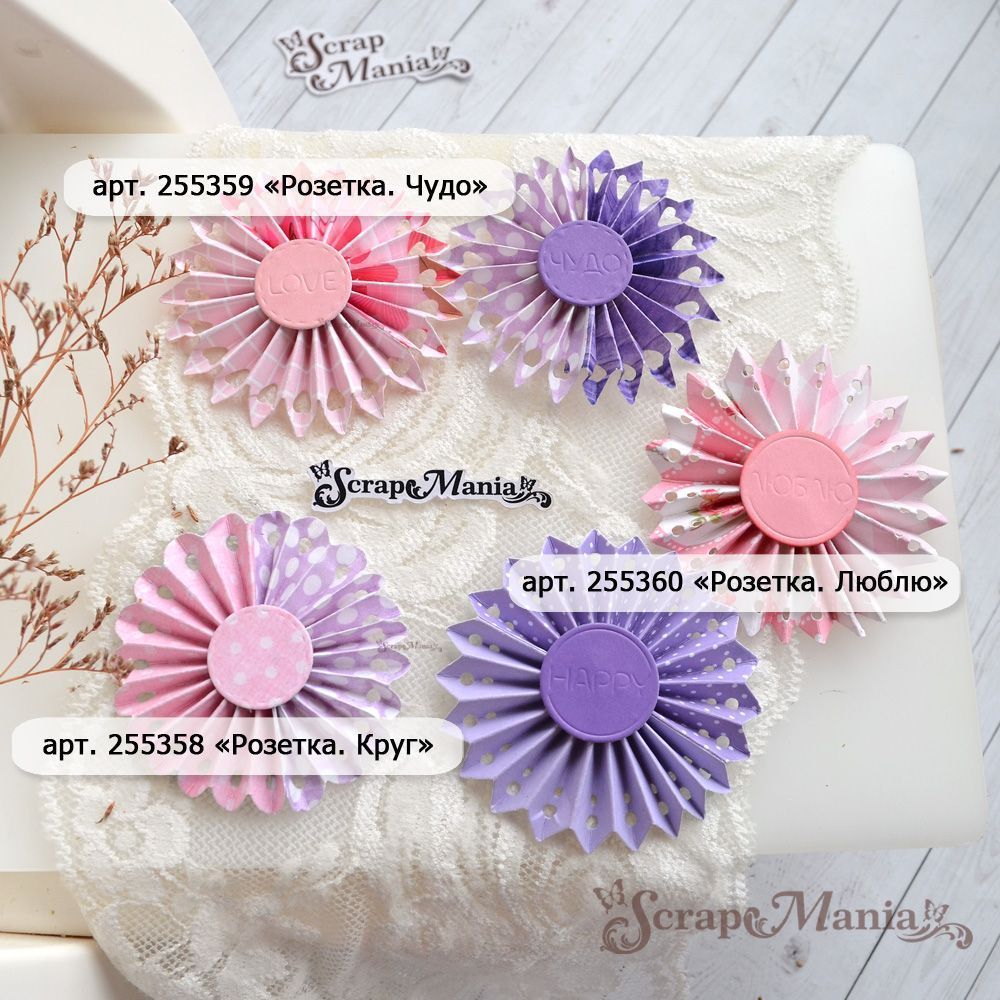 Нож "Розетка. Круг", 2,8х14 см (ScrapMania)