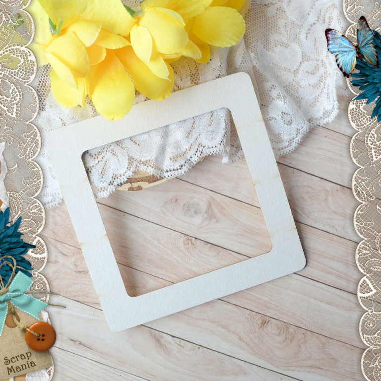 Чипборд-рамка "Квадрат 3" (ScrapMania)