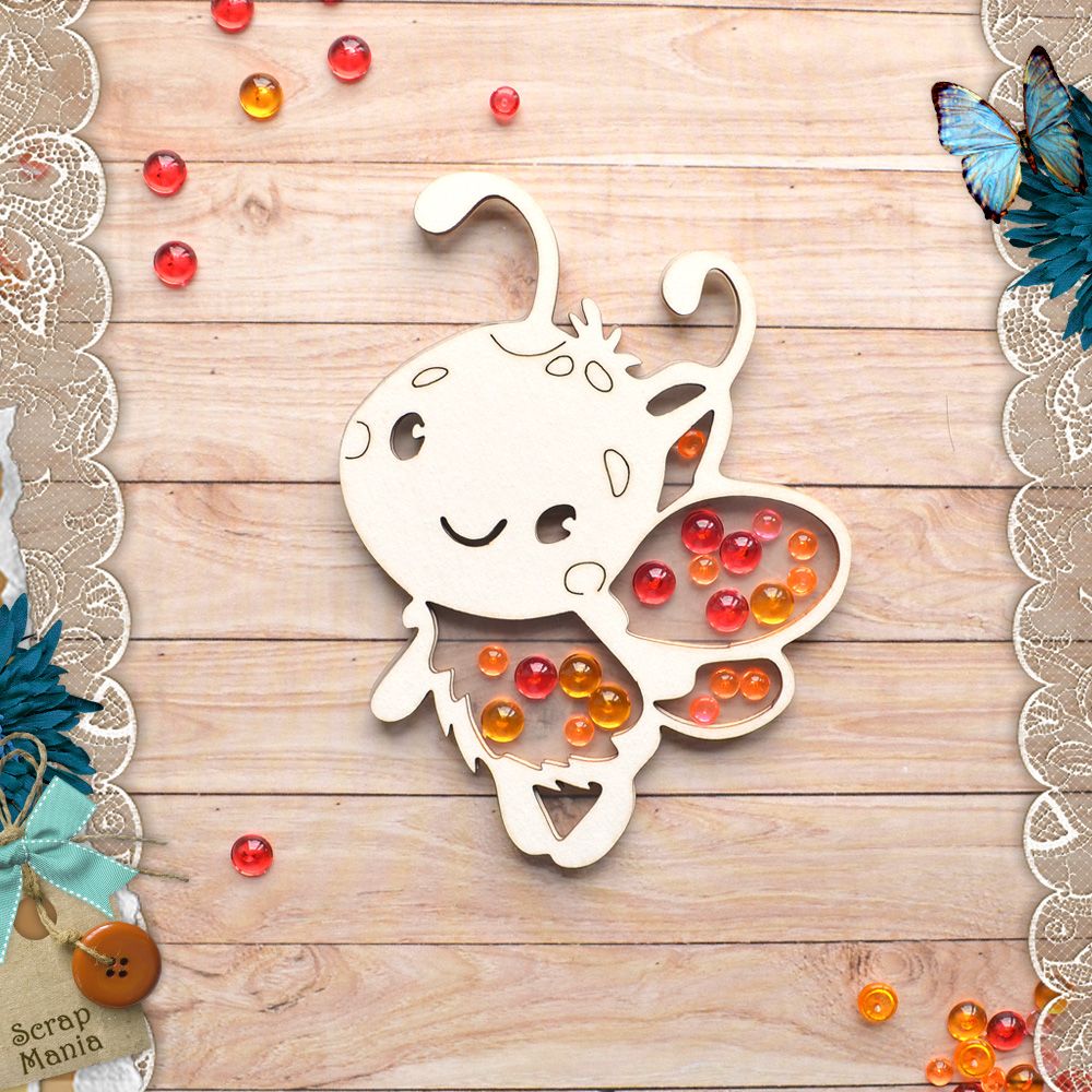 Шейкер "Пчелки", левый большой (ScrapMania)