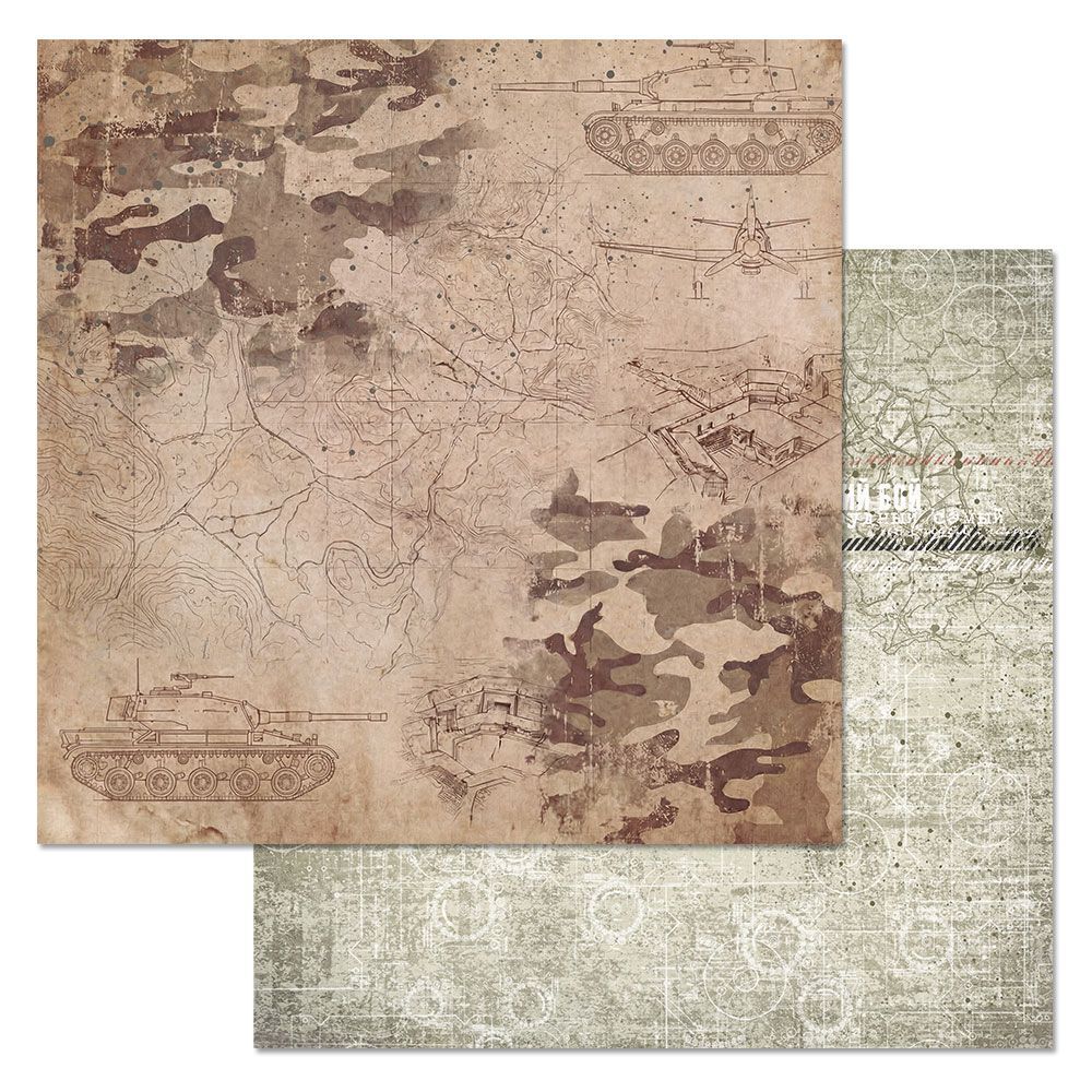 Бумага "Радость Победы. Линия фронта" (ScrapMania)