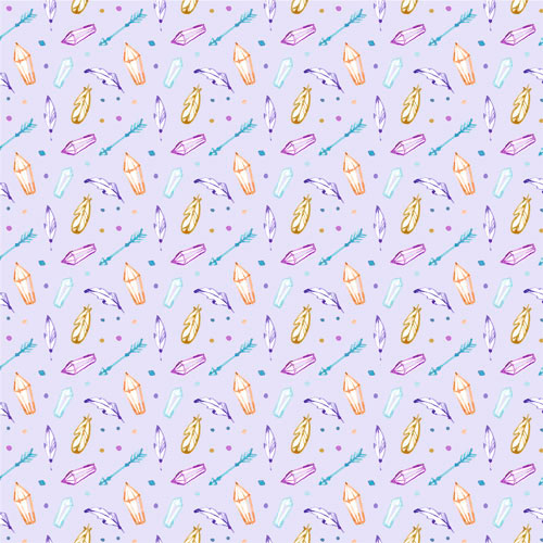 Бумага "Этника. Лиловое сияние. Сокровища" (ScrapMania)