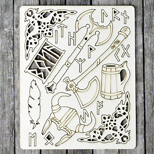 Чипборд "Викинги. Мужество" (ScrapMania)