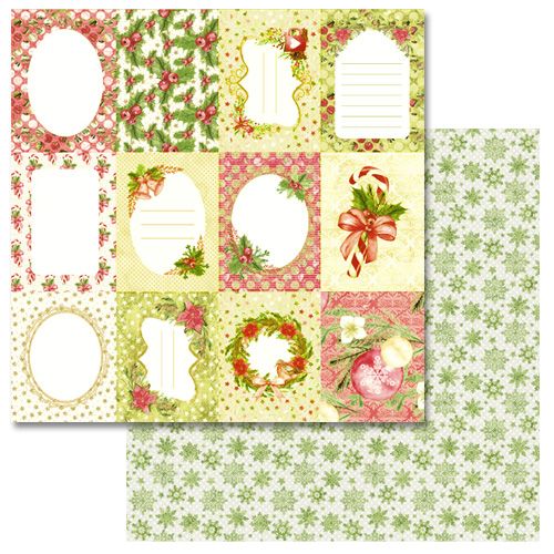 Набор бумаги 30,5х30,5 см "Новогодняя рапсодия", 6 листов (ScrapMania)