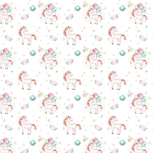 Бумага "Розовые грезы. Волшебные единороги" (ScrapMania)