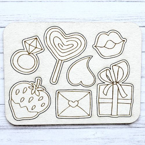 Чипборд "Для девочек" (ScrapMania)