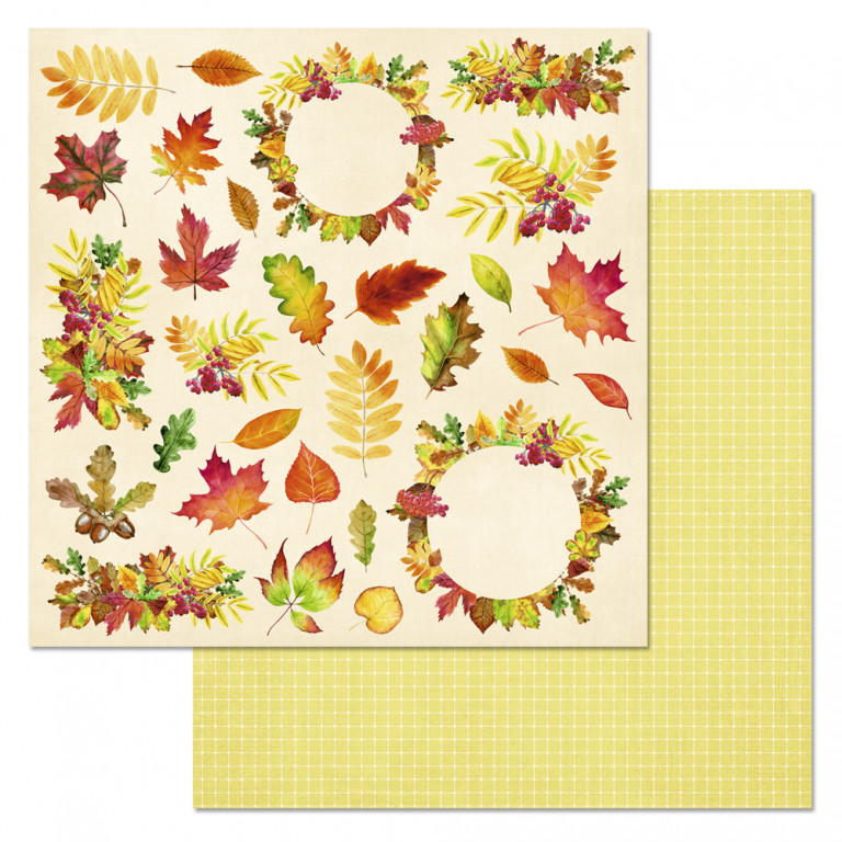 Бумага "Школьный вальс. Картинки" (ScrapMania)