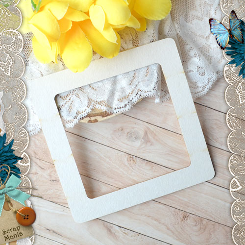 Чипборд-рамка "Квадрат 4" (ScrapMania)