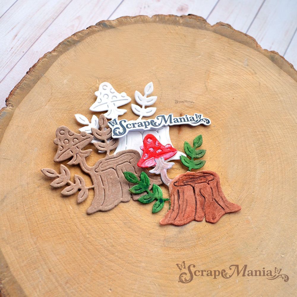 Нож "Русские сказки. Пень", 4,5х5 см (ScrapMania)