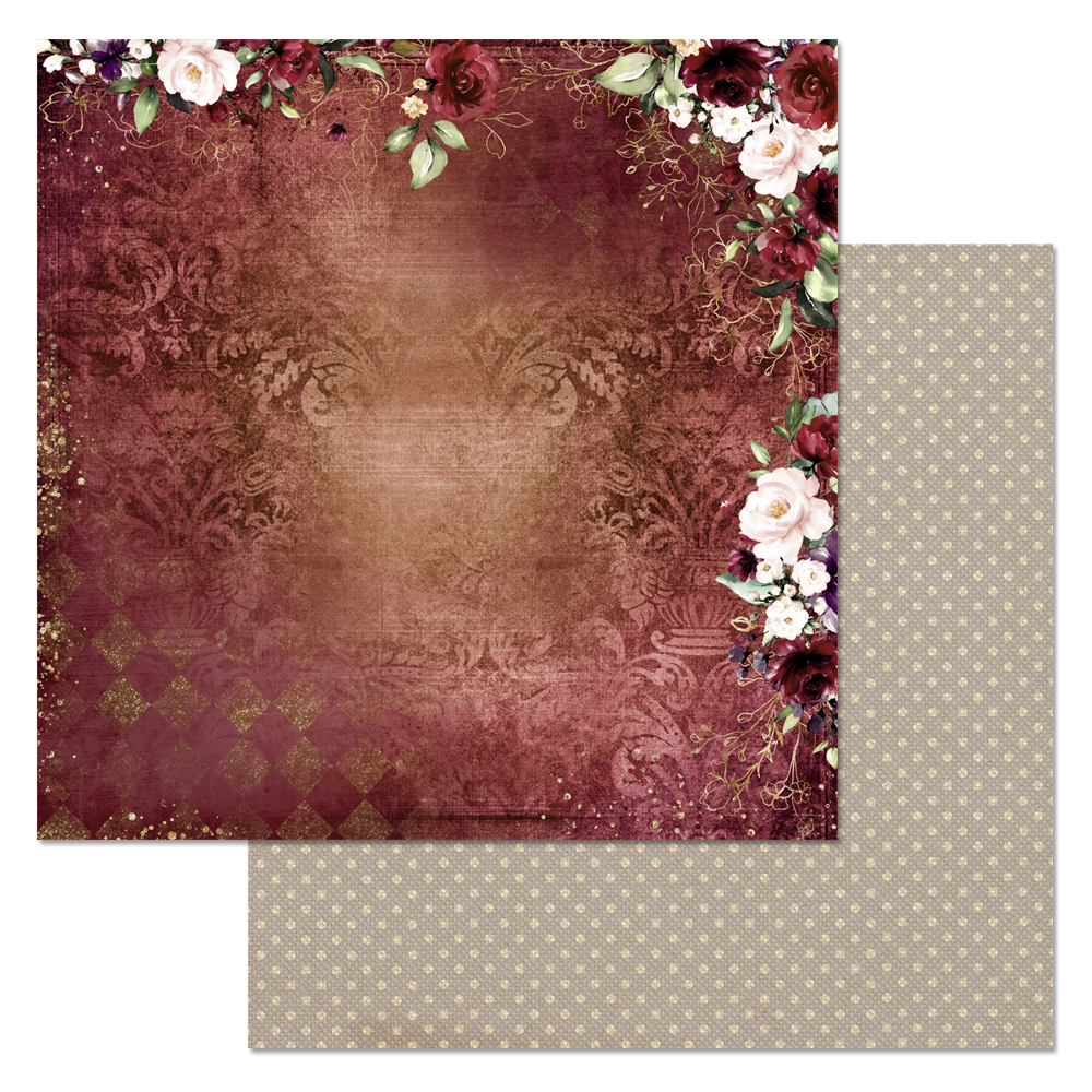 Бумага "Марсала. Мираж" (ScrapMania)