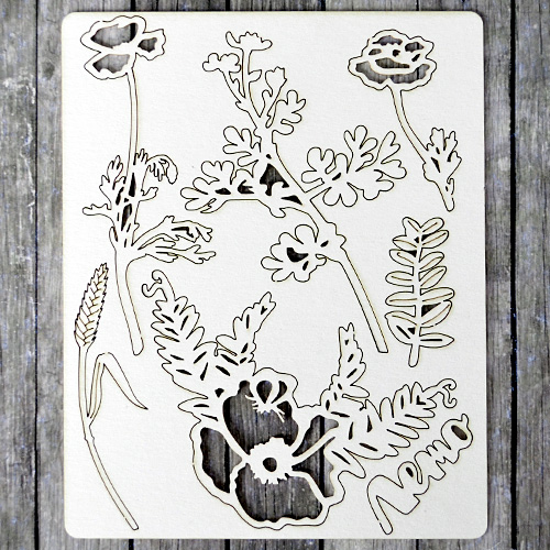 Чипборд "Дыхание лета. Цветы" (ScrapMania)