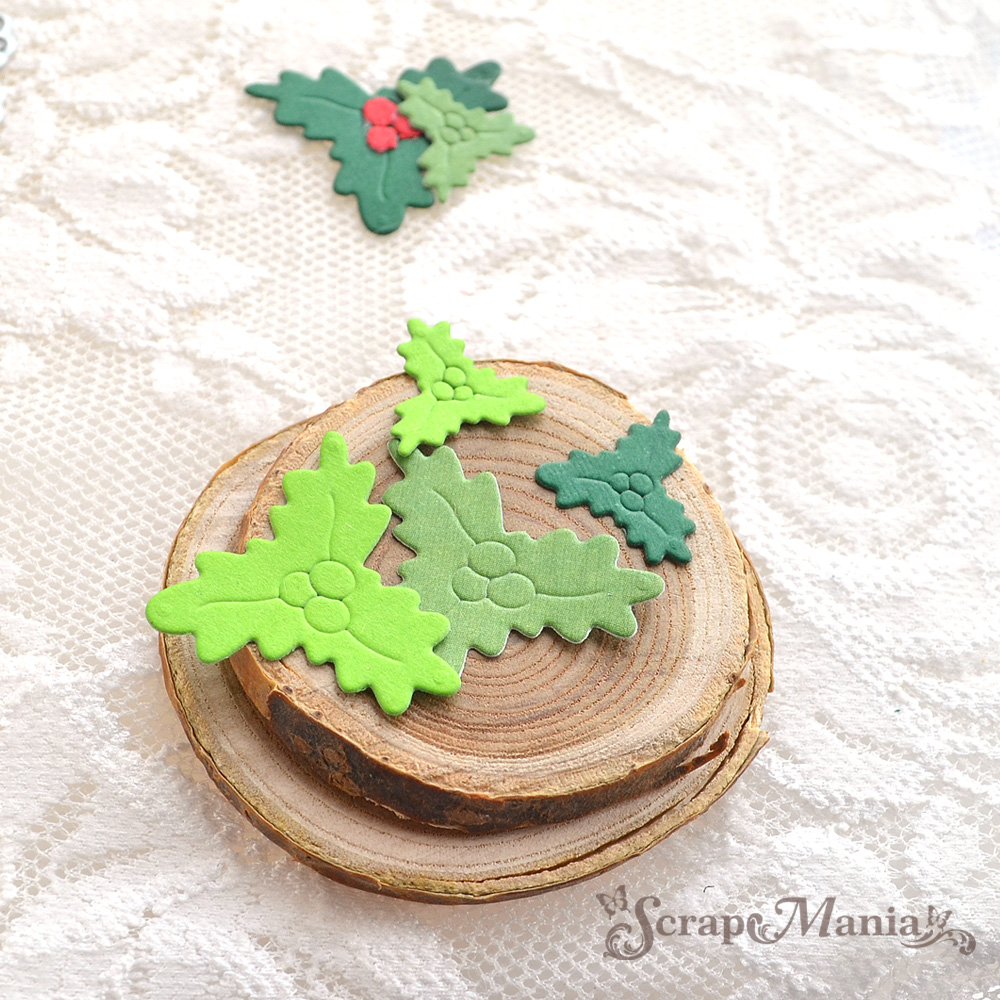 Нож "Ягодки на листьях", 2,8х2,2 см (ScrapMania)