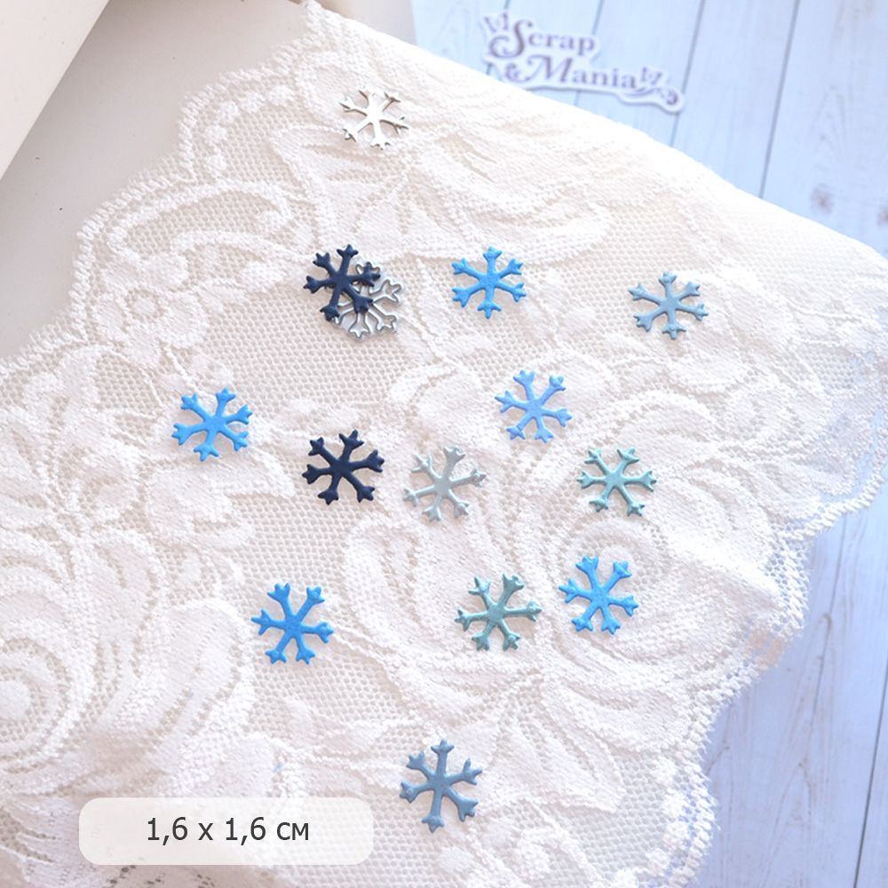 Нож "Этника новогодняя. Снежинка", 1,6х1,6 см (ScrapMania)