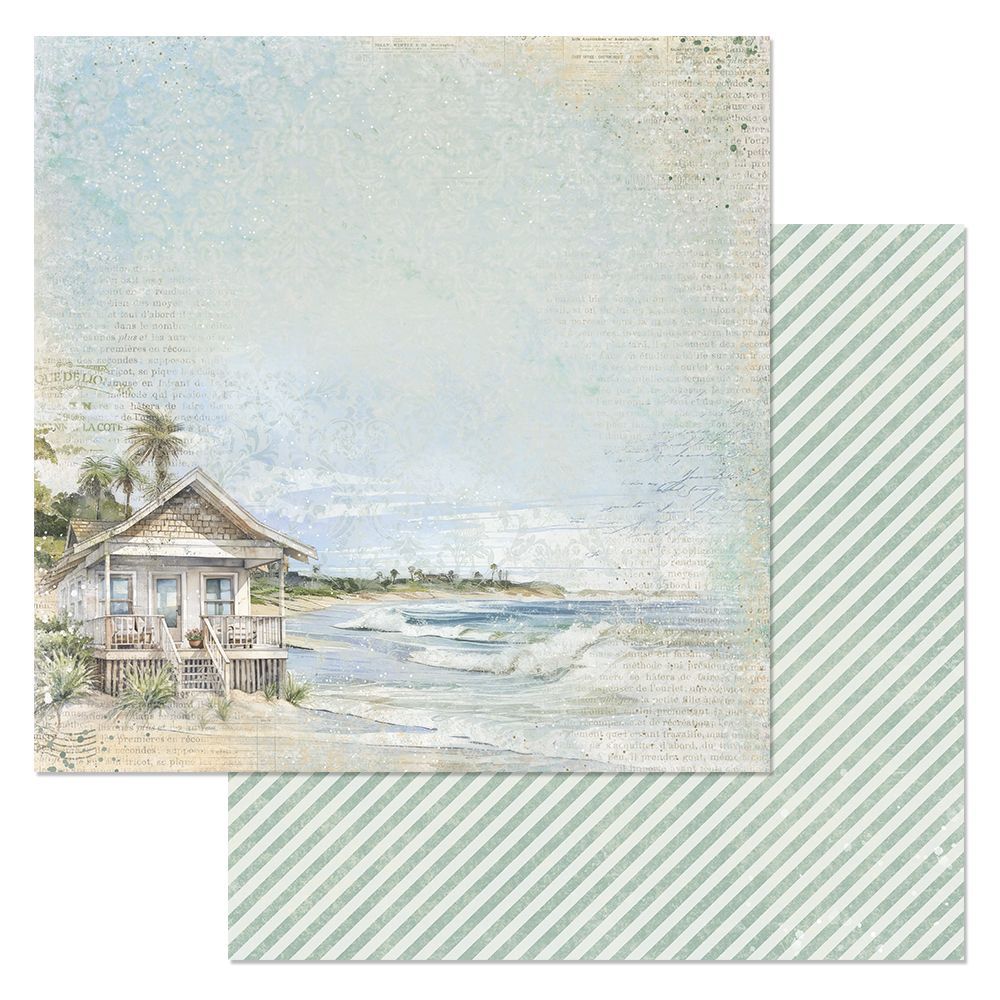 Бумага "Тропический рай. Шелест волн" (ScrapMania)