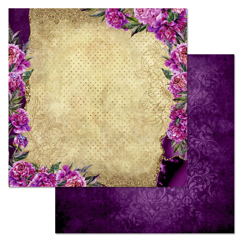 Бумага "Пионовый роман. Трогательный" (ScrapMania)