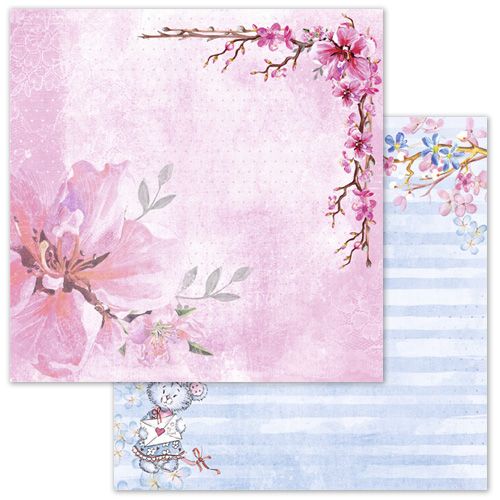 Бумага "Аромат вишни. Цветочная феерия" (ScrapMania)