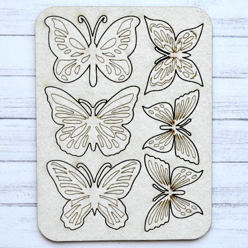 Чипборд "Бабочки" (ScrapMania)