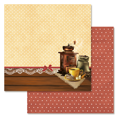 Бумага "Магия кофе. Бодрое утро" (ScrapMania)