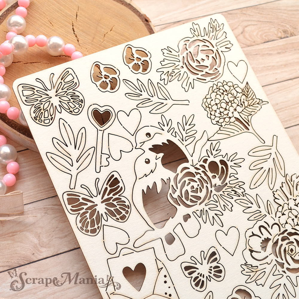 Чипборд "Первая любовь" (ScrapMania)