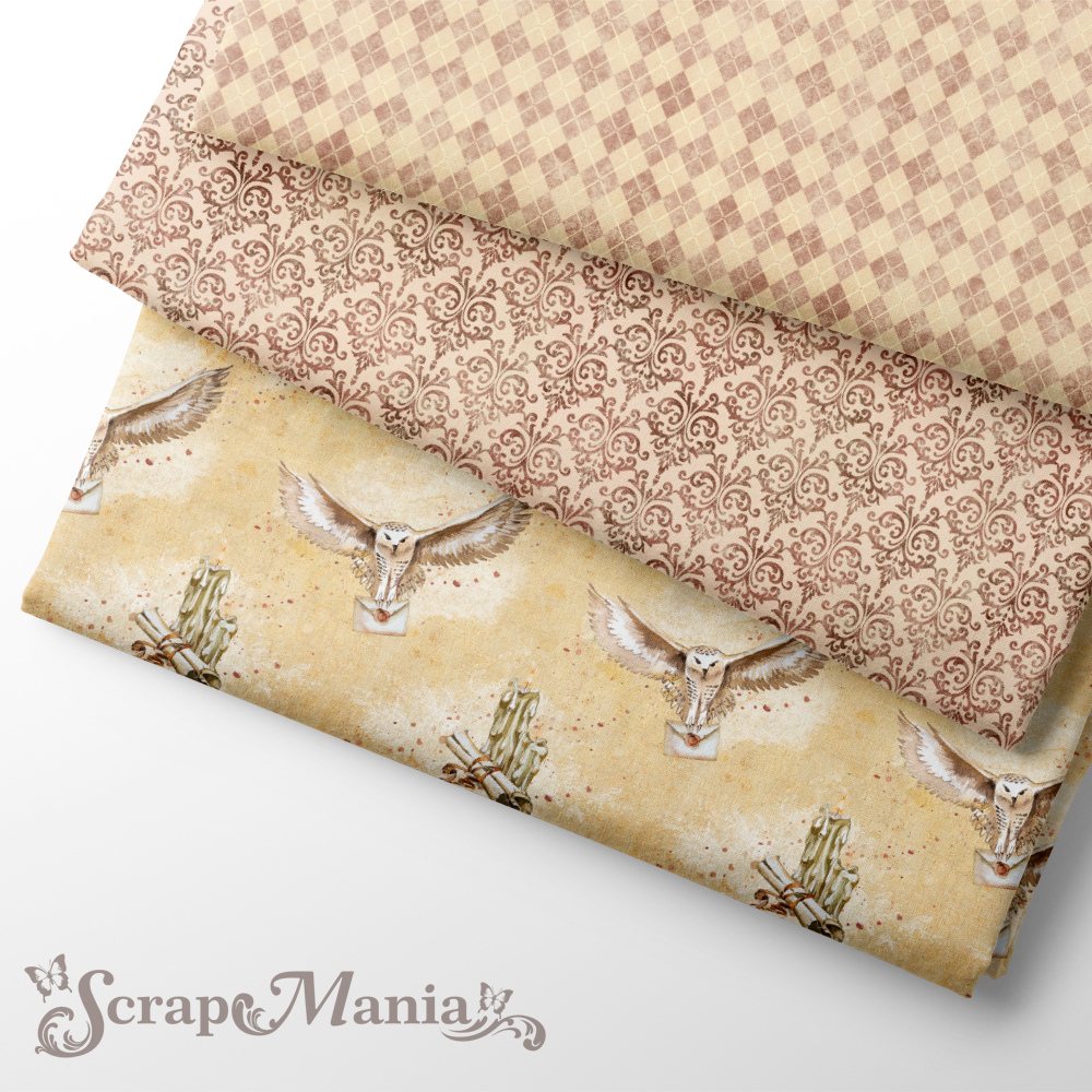Отрез ткани 75х50 см "Волшебник. Дамаск" (ScrapMania)